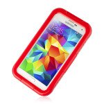 Wholesale Samsung Galaxy S5 Waterproof Crystal Hard Case (Red)